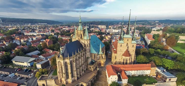 Город Эрфурт Германия Достопримечательности города Эрфурт в Германии