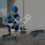 Укладка тротуарной плитки. Германия, Дюссельдорф