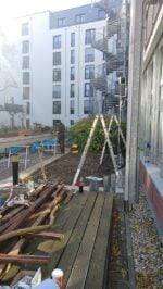 Инструменты и лестницы для монтажа навесов