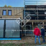 Фото фасада на стройке в Германии от Wils