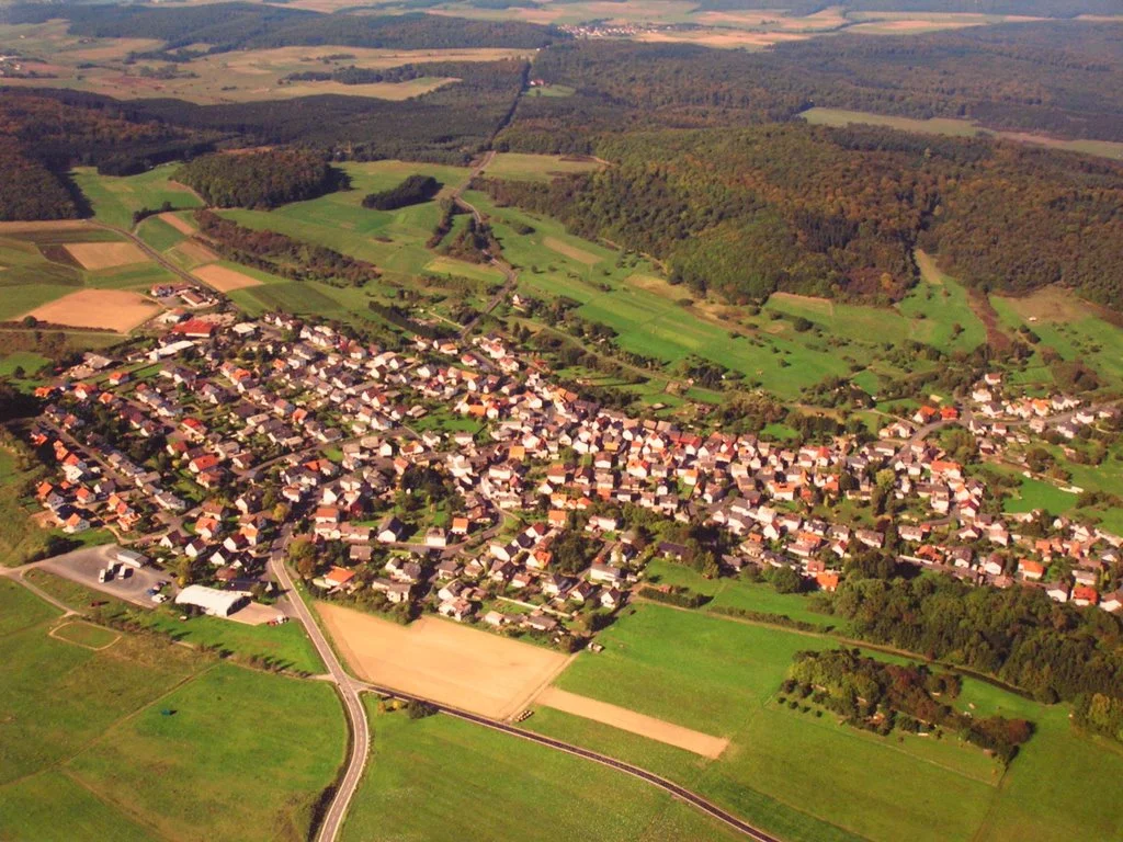Фото высоты города Биберталь-Крумбач, Германия