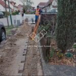 Фото с места работы на вакансии Прокладка кабеля Германия Франкфурт