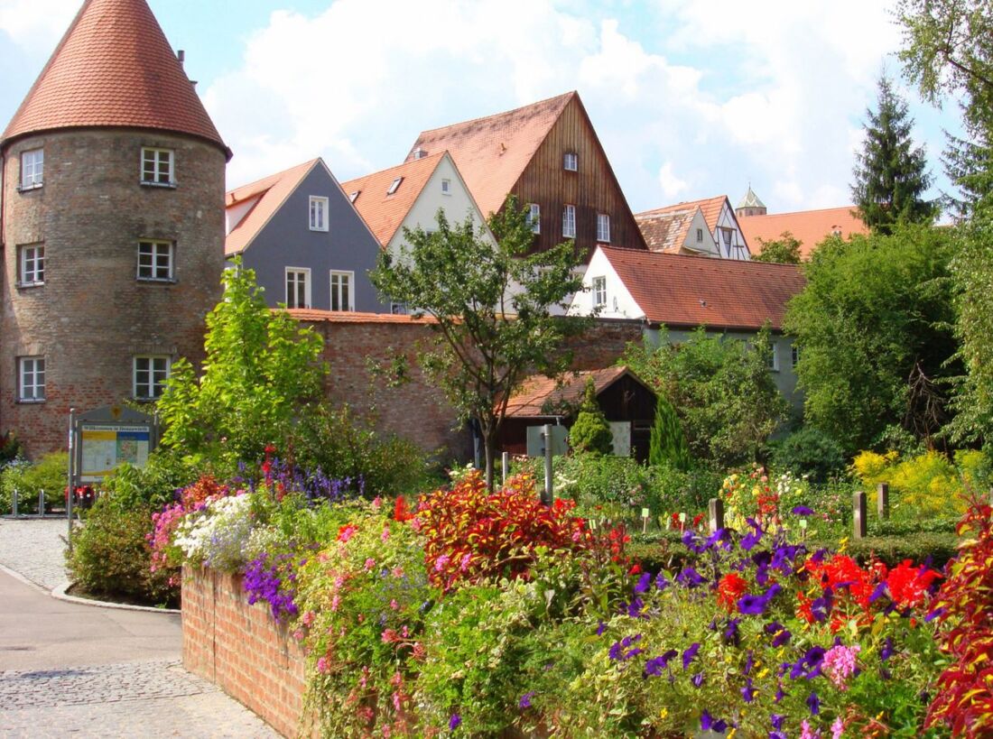 Фото старого города Донаувёрт Германия