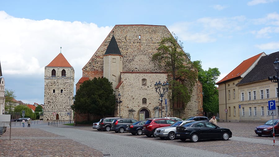 Фото центра города Цербст Германия