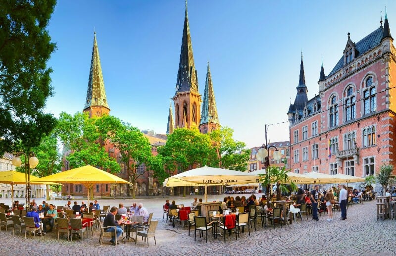 Фото центра города Ольденбург Германия