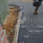 Фото места работы Укладка брусчатки Германия 2