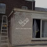 Фото с места работы Фасадчики Стройка Бельгия Херенталс 2