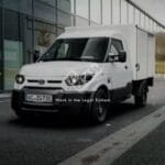 Фото з місця роботи та робочого автомобіля Кур'єр посилок GLS Німеччина 2
