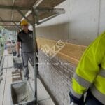 Фото с места работы Каменщик Клинкер Германия Падерборн 2