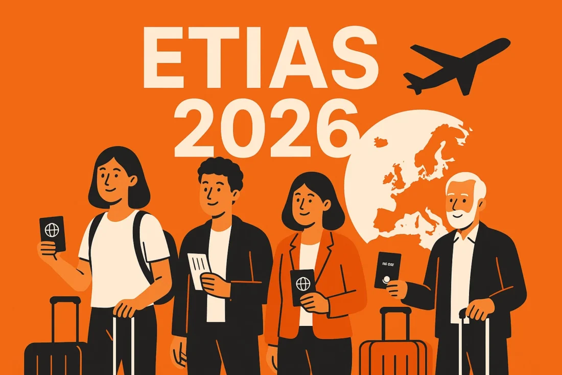 ETIAS 2026: плата 20 €, нові правила в'їзду та робота в Європі
