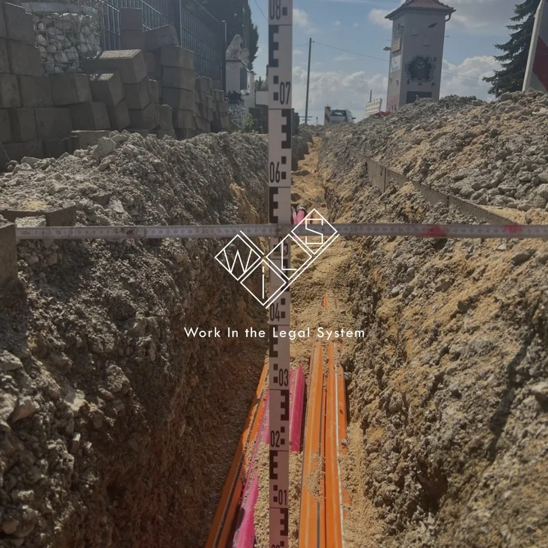 Фото с места работы на вакансию Укладка брусчатки Германия 1