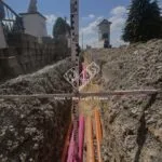 Фото с места работы на вакансию Укладка брусчатки Германия 2